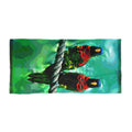 Tropical Lorikeet Beach Towel — Vibrant Print for Summer, Pool & Vacation